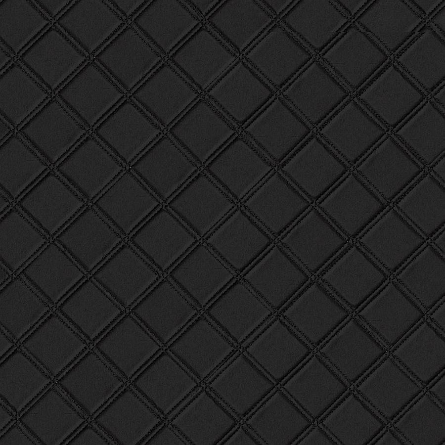 Wall panel WallFace 3D leather look 15030 ROMBO 85 Nero matt self-adhesive black
