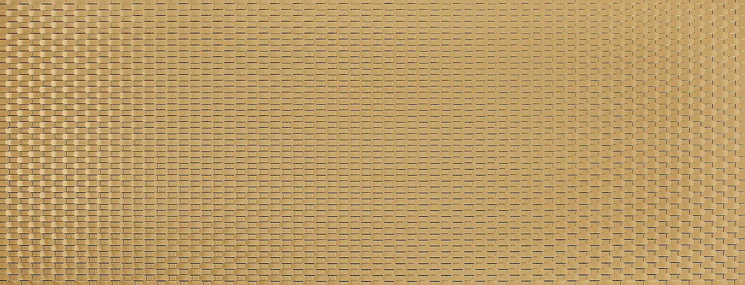 Wall covering WallFace 3D metal look 24955 RATTAN 20 Gold self-adhesive gold