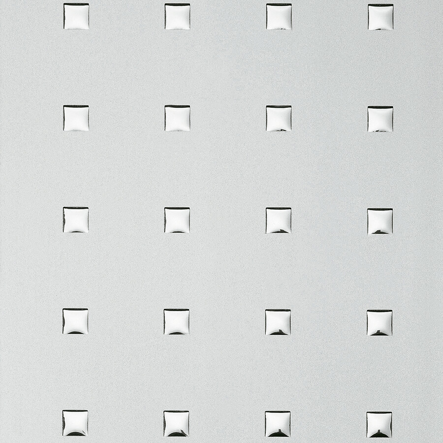 Wall covering WallFace 3D metal look 10053 Quad Silver PF self-adhesive silver Wall covering WallFace 3D metal look 10053 Quad Silver PF self-adhesive silver