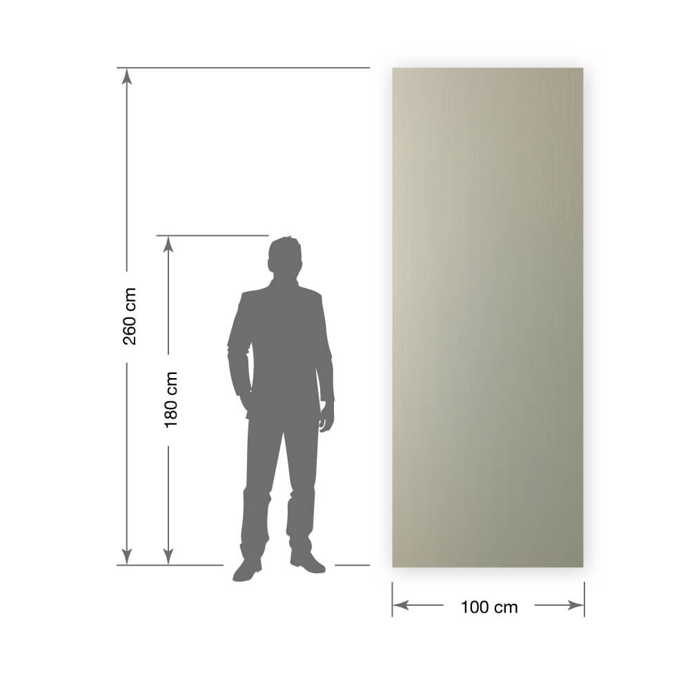 Decor panel WallFace metal look 12433 Champagne brushed AR self-adhesive beige Decor panel WallFace metal look 12433 Champagne brushed AR self-adhesive beige