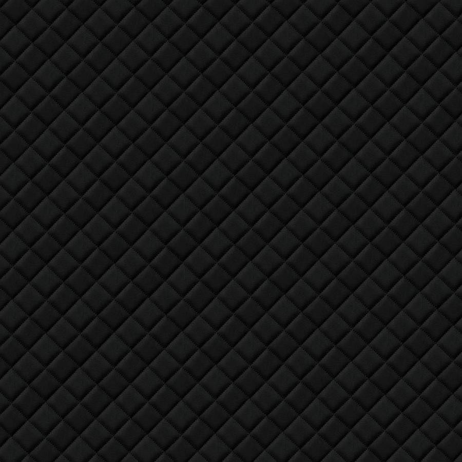 Wall panel WallFace 3D leather look 15029 ROMBO 40 Nero matt self-adhesive black