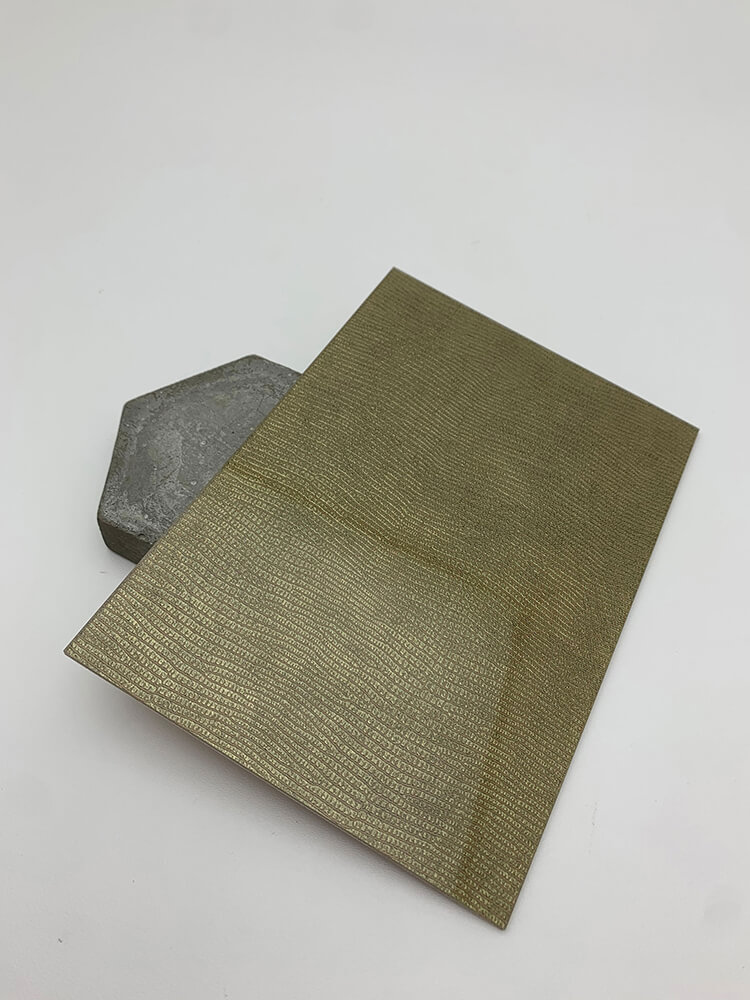 Wall panelling WallFace glass leather look 16982 LEGUAN Gold AR+ self-adhesive gold Wall panelling WallFace glass leather look 16982 LEGUAN Gold AR+ self-adhesive gold