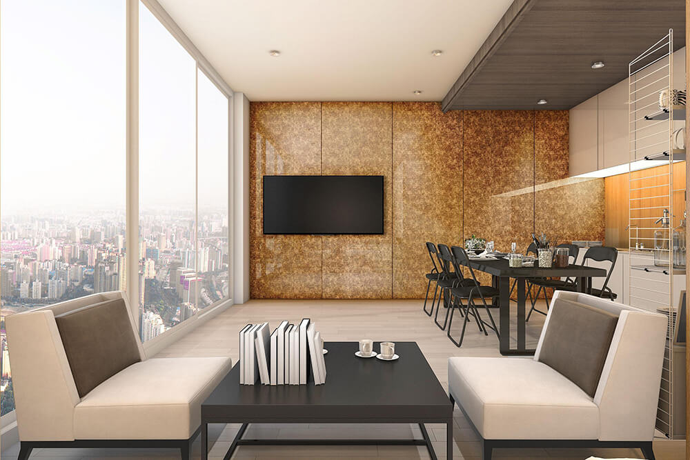 Wall panel WallFace glass look 17200 VINTAGE Copper AR+ self-adhesive copper bronze Wall panel WallFace glass look 17200 VINTAGE Copper AR+ self-adhesive copper bronze