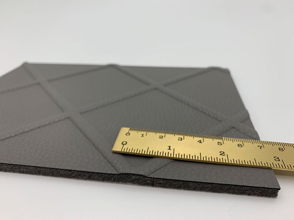 Decor panel WallFace leather look 19764 CORD Charcoal Light Antigrav grey Decor panel WallFace leather look 19764 CORD Charcoal Light Antigrav grey