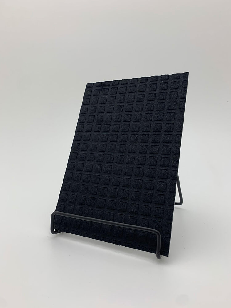 Wall panel WallFace 3D textile look 22714 SQUARE 2 VELVET Coal self-adhesive black Wall panel WallFace 3D textile look 22714 SQUARE 2 VELVET Coal self-adhesive black