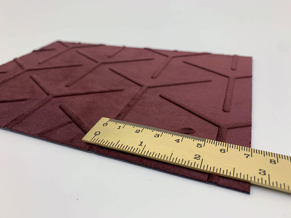 Wall panel WallFace 3D textile look 22719 CUBE VELVET Bordeaux self-adhesive red Wall panel WallFace 3D textile look 22719 CUBE VELVET Bordeaux self-adhesive red