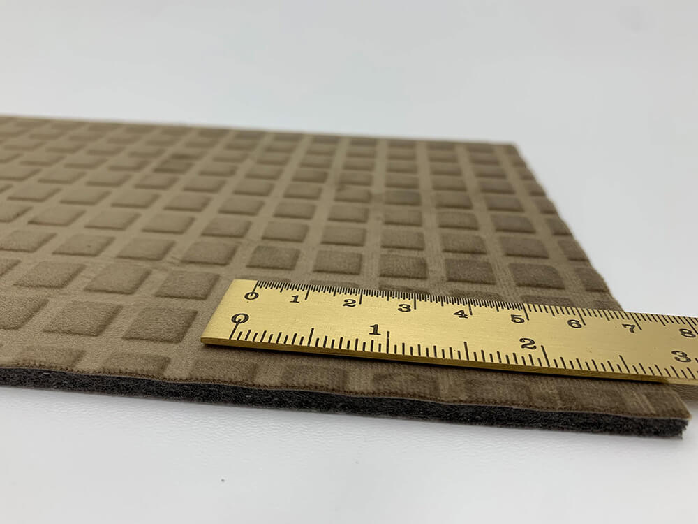 Wall panel WallFace 3D textile look 22733 SQUARE 2 VELVET Mocha Antigrav brown Wall panel WallFace 3D textile look 22733 SQUARE 2 VELVET Mocha Antigrav brown