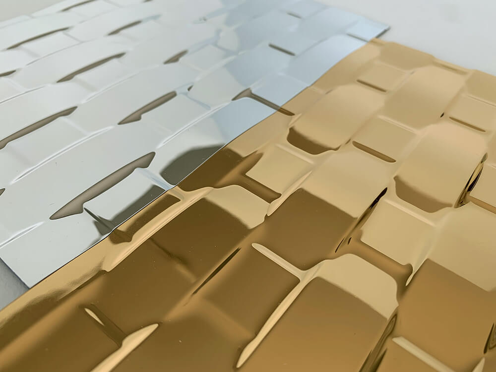 Wall covering WallFace 3D metal look 24955 RATTAN 20 Gold self-adhesive gold Wall covering WallFace 3D metal look 24955 RATTAN 20 Gold self-adhesive gold