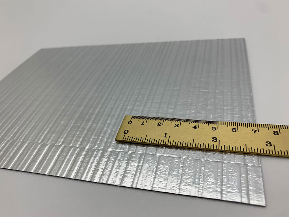 Design panelling WallFace 3D metal look 24961 NOTCH Silver matt self-adhesive silver Design panelling WallFace 3D metal look 24961 NOTCH Silver matt self-adhesive silver