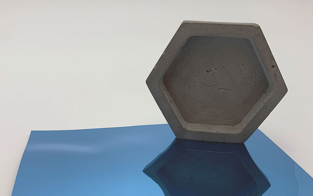 Design panelling WallFace 3D mirror look 27047 OCEAN Ice Blue self-adhesive blue Design panelling WallFace 3D mirror look 27047 OCEAN Ice Blue self-adhesive blue