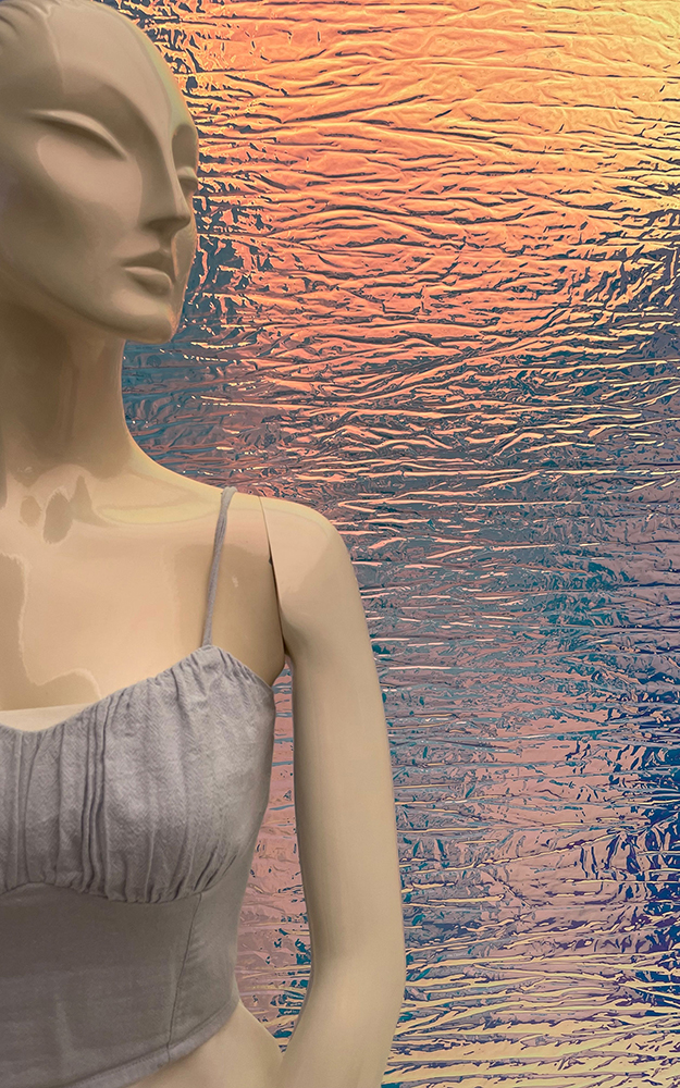 Wall panel WallFace 3D metal look 29019 CRASHED Hollywood Blue self adhesive blue purple Wall panel WallFace 3D metal look 29019 CRASHED Hollywood Blue self adhesive blue purple