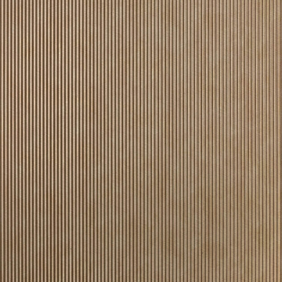 Wall panel WallFace leather look 29208 WAVE 12 METALLIC USED Sand self adhesive brown