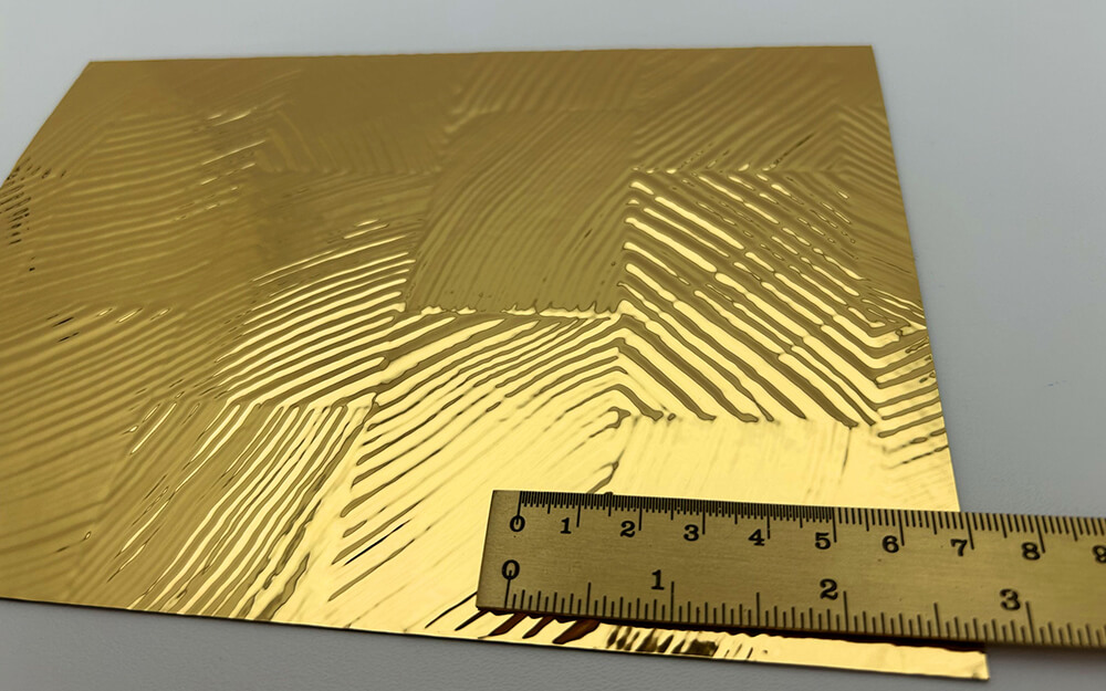 Wall panel WallFace 3D metal look 29281 GRAIN Gold self adhesive gold Wall panel WallFace 3D metal look 29281 GRAIN Gold self adhesive gold