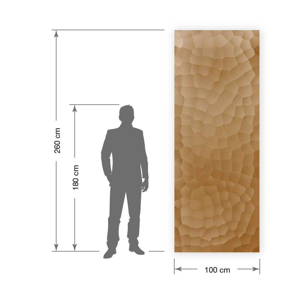 Wall panel WallFace 3D metal look 31016 FACET Red Brown AR self adhesive copper bronze Wall panel WallFace 3D metal look 31016 FACET Red Brown AR self adhesive copper bronze