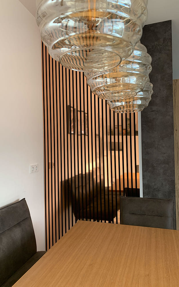 Acoustic Panel WallFace slatted look 31130 Rosegold AR copper bronze black Acoustic Panel WallFace slatted look 31130 Rosegold AR copper bronze black