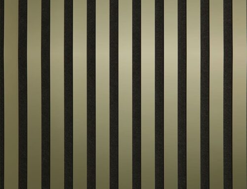 Acoustic Panel WallFace slatted look 31131 Fashion Gold AR gold black