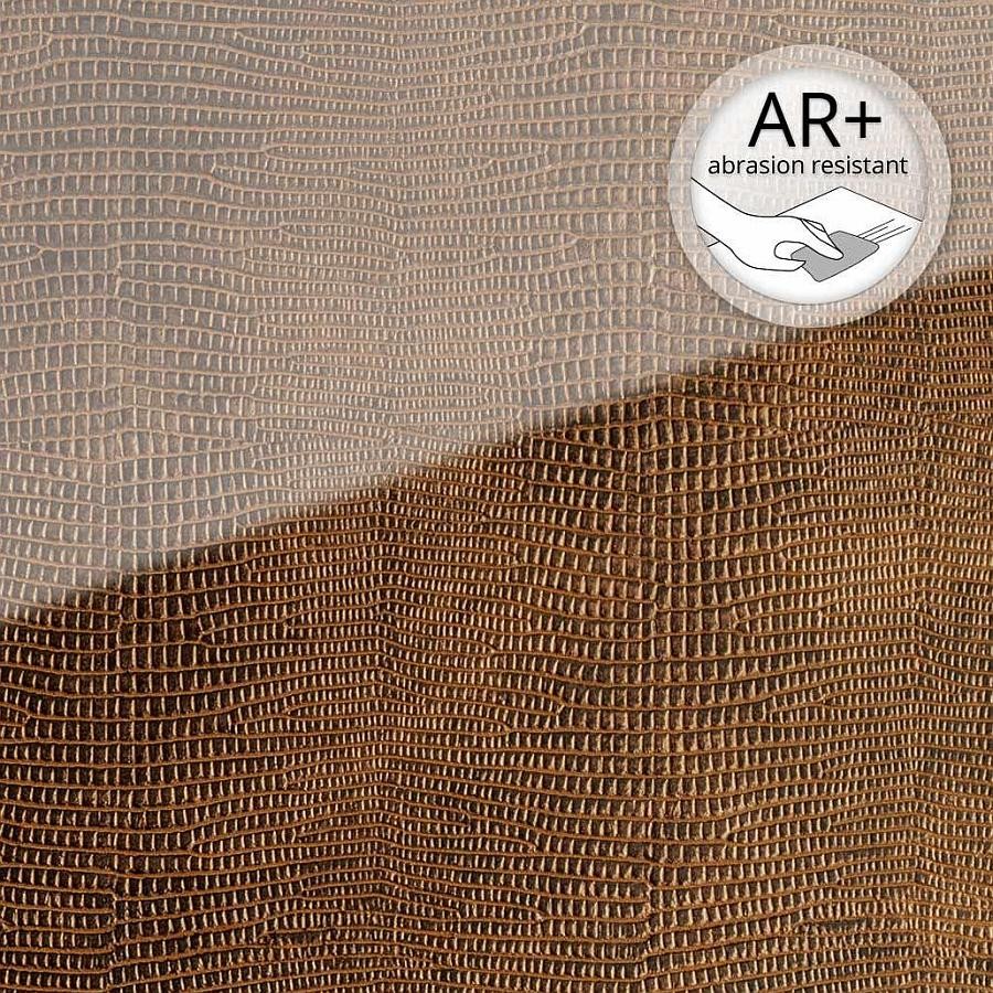 Wall panelling WallFace glass leather look 16981 LEGUAN Copper AR+ self-adhesive copper bronze