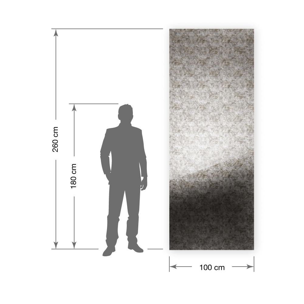 Wall panel WallFace glass look 17199 VINTAGE Silver AR+ self-adhesive silver Wall panel WallFace glass look 17199 VINTAGE Silver AR+ self-adhesive silver