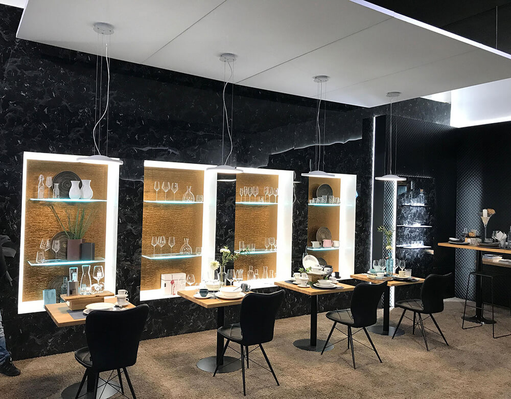 Wall panelling WallFace marble glass look 19341 MARBLE Black AR+ self-adhesive black grey Wall panelling WallFace marble glass look 19341 MARBLE Black AR+ self-adhesive black grey