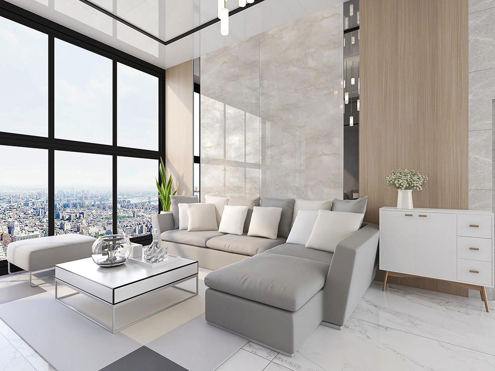 Wall panel WallFace marble glass look 23180 GENESIS White AR+ self-adhesive cream beige Wall panel WallFace marble glass look 23180 GENESIS White AR+ self-adhesive cream beige