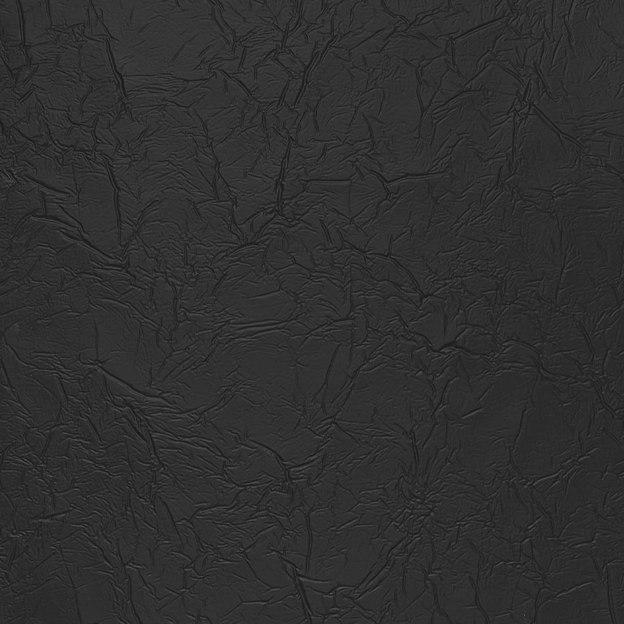Decor panel WallFace 3D textured 24942 CREPA Graphite Black matt self-adhesive black