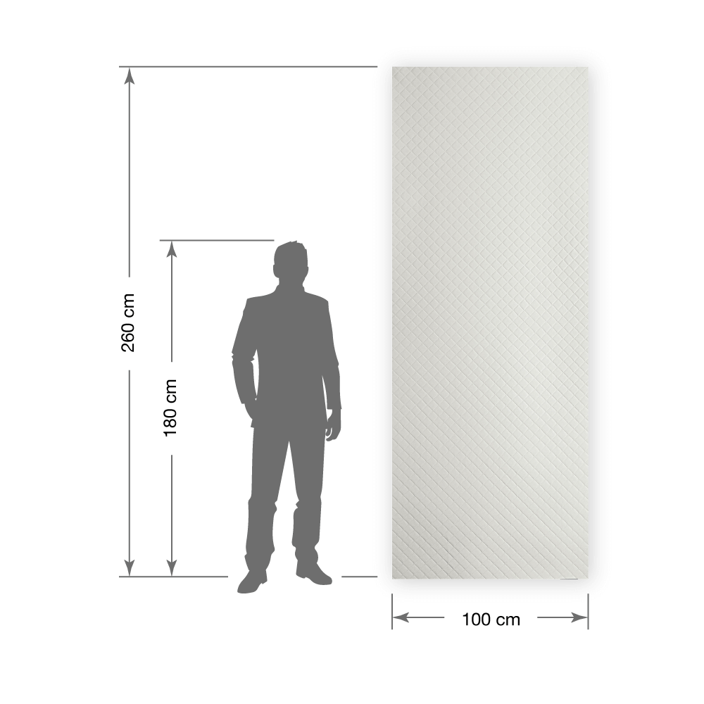 Wall panel WallFace 3D leather look 31753 ROMBO 40 Bianco matt self-adhesive white Wall panel WallFace 3D leather look 31753 ROMBO 40 Bianco matt self-adhesive white