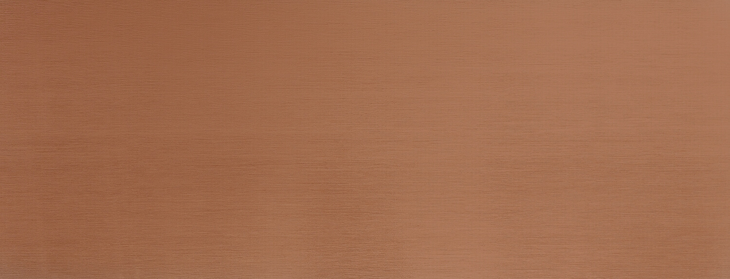 Panel decorativo WallFace aspecto metal 12432 Copper brushed AR autoadhesivo cobre bronce