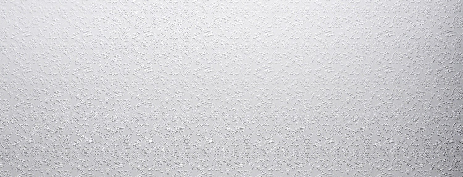 Panel decorativo WallFace aspecto de cuero 13473 FLORAL White autoadhesivo blanco