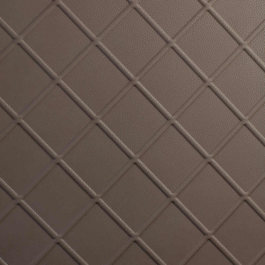 Panel decorativo WallFace aspecto de cuero 19765 CORD Dove Tale Antigrav marrón