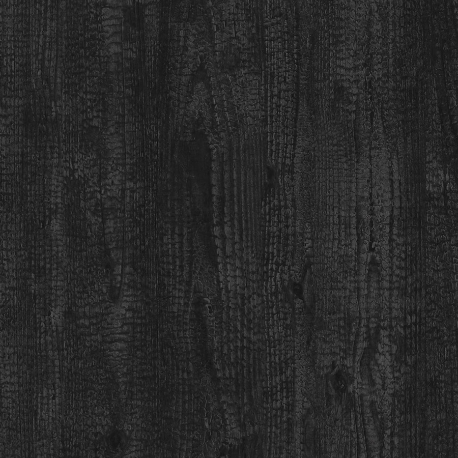 Panel decorativo WallFace aspecto madera 25154 Carbonized Wood autoadhesivo negro