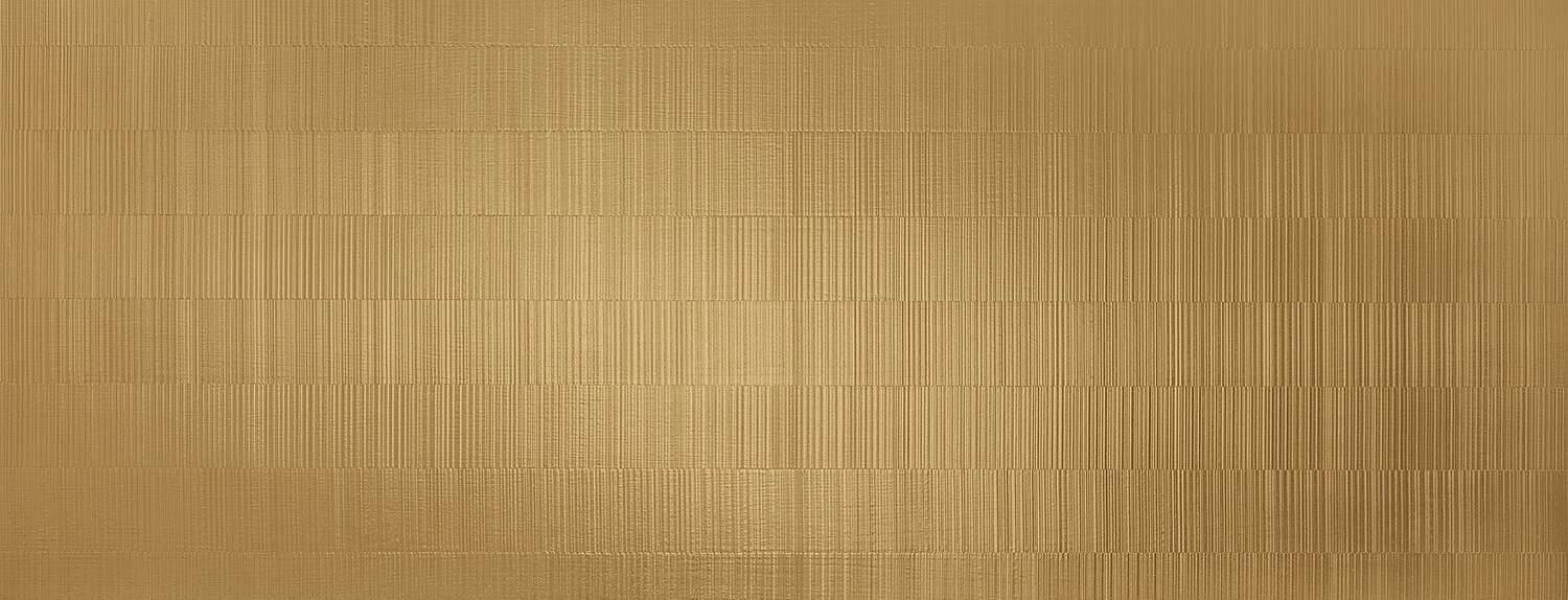Panel de pared WallFace 3D aspecto metálico 24962 NOTCH Gold matt autoadhesivo oro