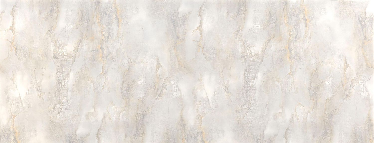 Panel de pared WallFace aspecto mármol y vidrio 23180 GENESIS White AR+ autoadhesivo crema beige