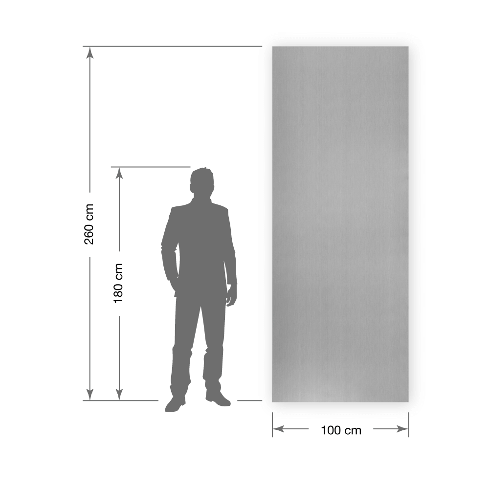 Revestimiento mural WallFace aspecto metal 10298 Silver brushed autoadhesivo plata gris Revestimiento mural WallFace aspecto metal 10298 Silver brushed autoadhesivo plata gris