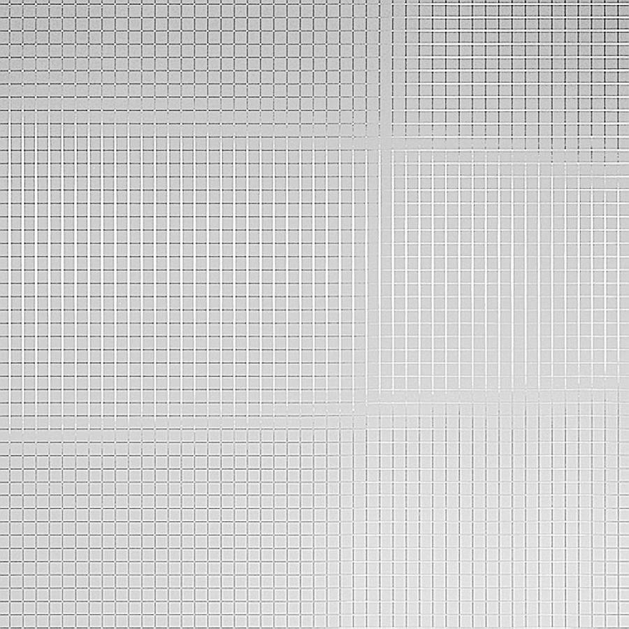 Panel decorativo WallFace espejo mosaico aspecto metal 27378 Silver 10×10 autoadhesivo flexible plata