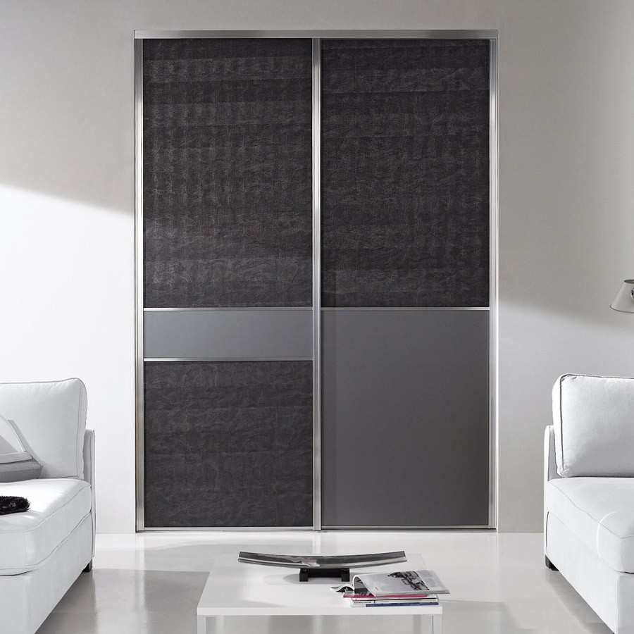 Panel de pared WallFace aspecto de cuero 14797 LEGUAN Nero autoadhesivo negro gris Panel de pared WallFace aspecto de cuero 14797 LEGUAN Nero autoadhesivo negro gris