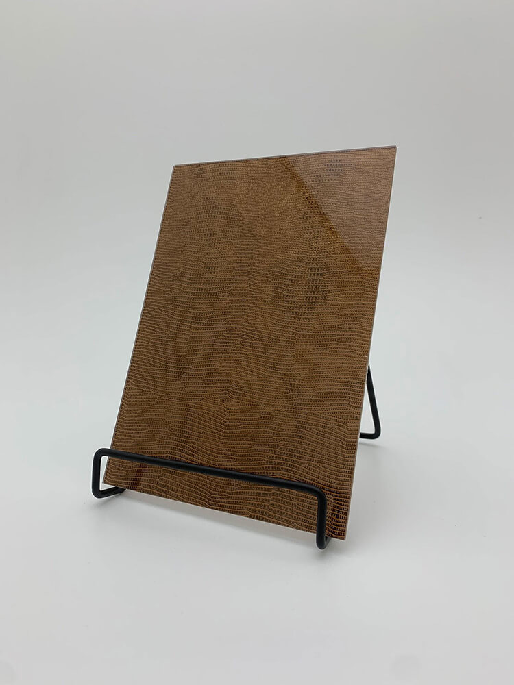 Panel de pared WallFace aspecto de cuero y vidrio 16981 LEGUAN Copper AR+ autoadhesivo cobre bronce Panel de pared WallFace aspecto de cuero y vidrio 16981 LEGUAN Copper AR+ autoadhesivo cobre bronce