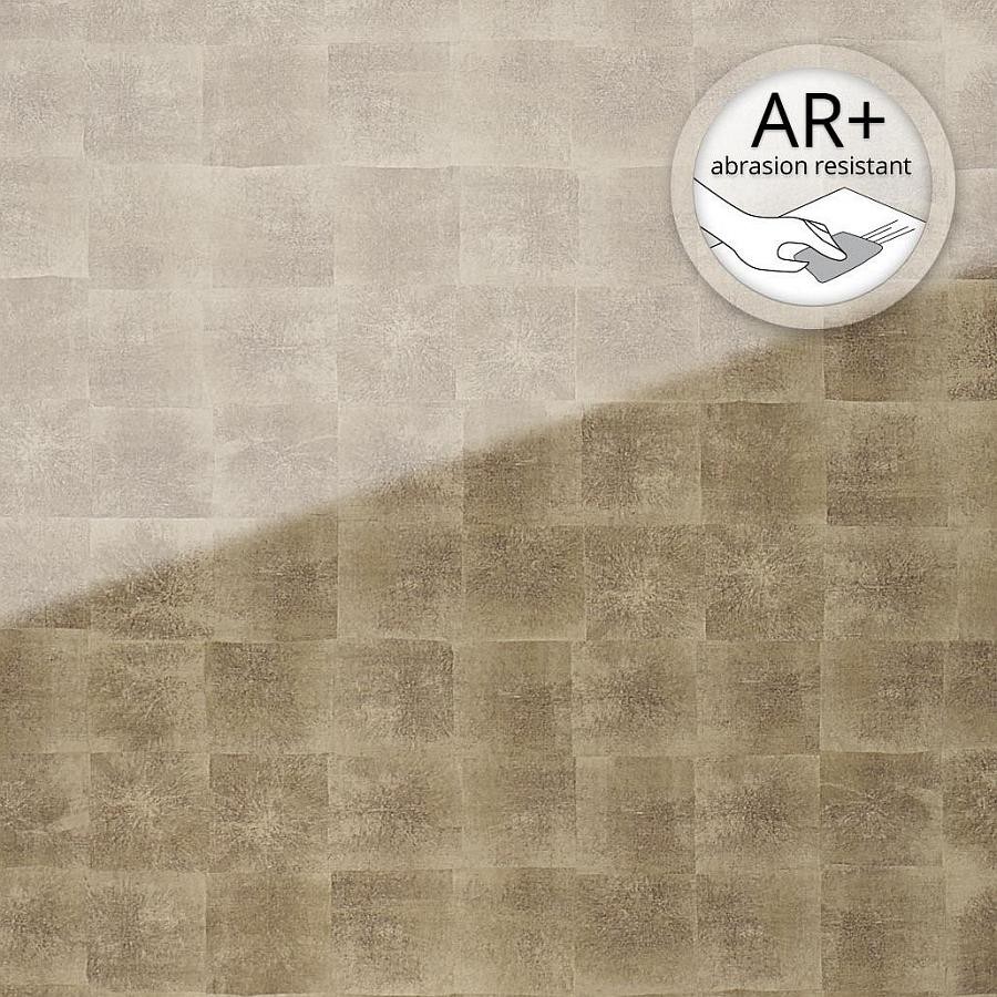 Panel de pared WallFace aspecto vidrio y vintage 17841 LUXURY Bronze AR+ autoadhesivo cobre bronce beige