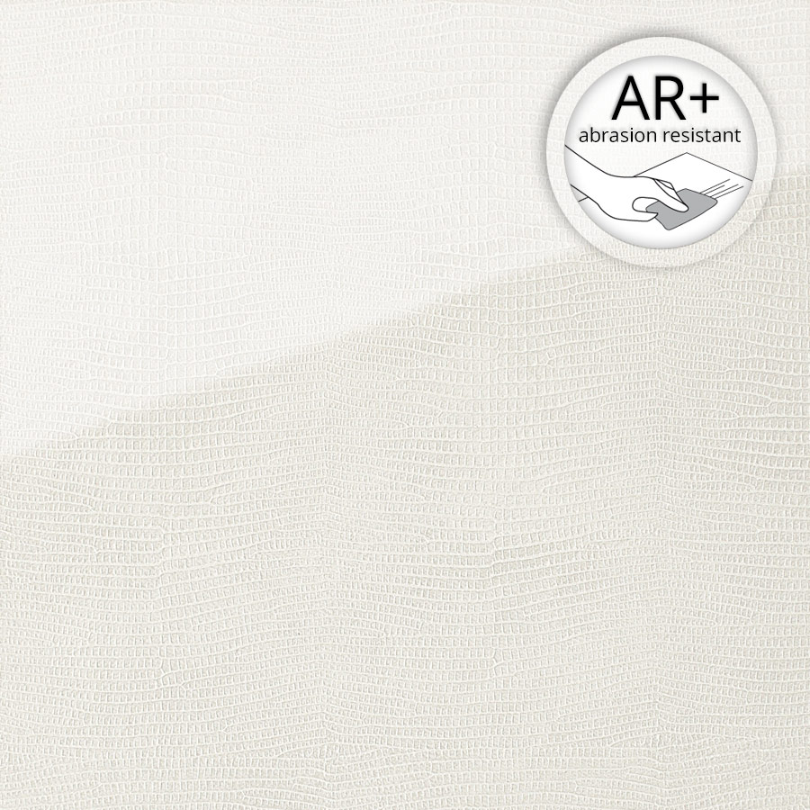 Panel de pared WallFace aspecto de cuero y vidrio 19305 LEGUAN Bianco AR+ autoadhesivo blanco