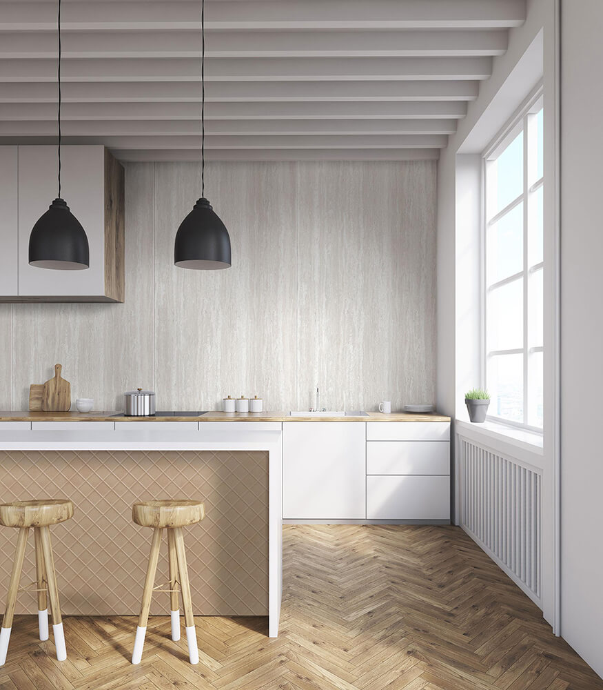 Panel decorativo WallFace aspecto de cuero 19545 CORD Stony Ground autoadhesivo beige Panel decorativo WallFace aspecto de cuero 19545 CORD Stony Ground autoadhesivo beige