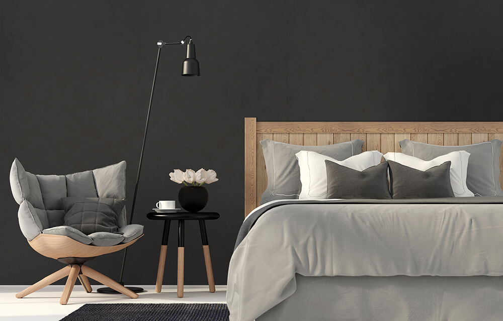 Panel decorativo WallFace aspecto de cuero 19762 Charcoal Dark Antigrav negro Panel decorativo WallFace aspecto de cuero 19762 Charcoal Dark Antigrav negro