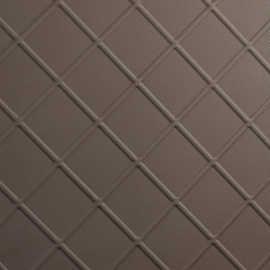 Panel decorativo WallFace aspecto de cuero 19765 CORD Dove Tale Antigrav marrón