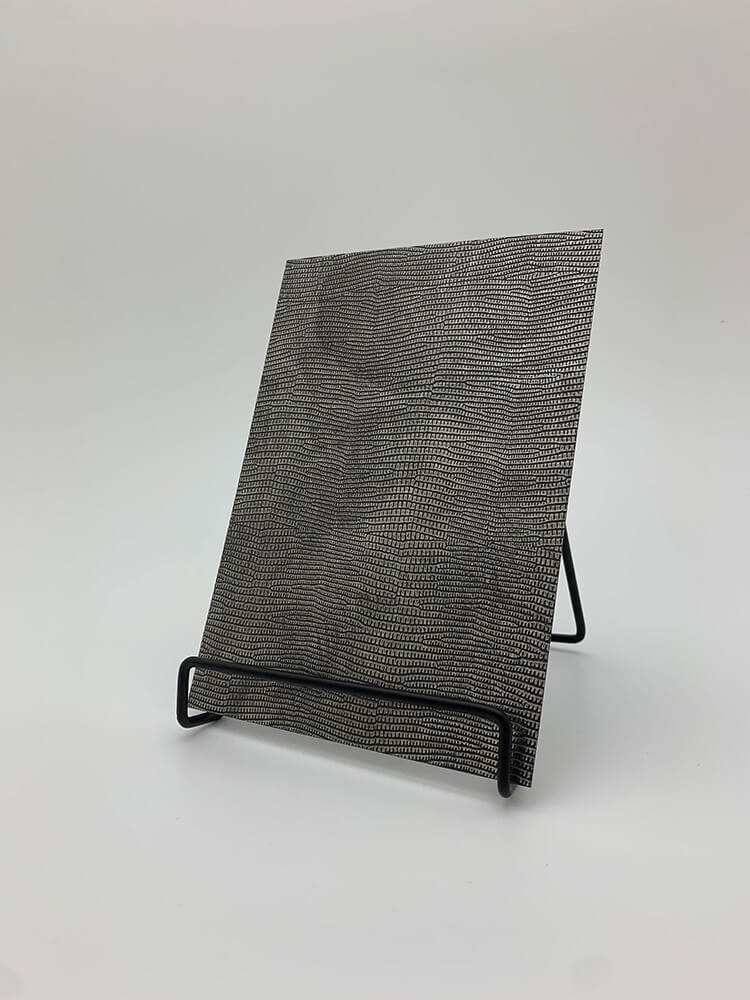 Panel de pared WallFace aspecto de cuero 19779 LEGUAN Nero Antigrav negro gris Panel de pared WallFace aspecto de cuero 19779 LEGUAN Nero Antigrav negro gris