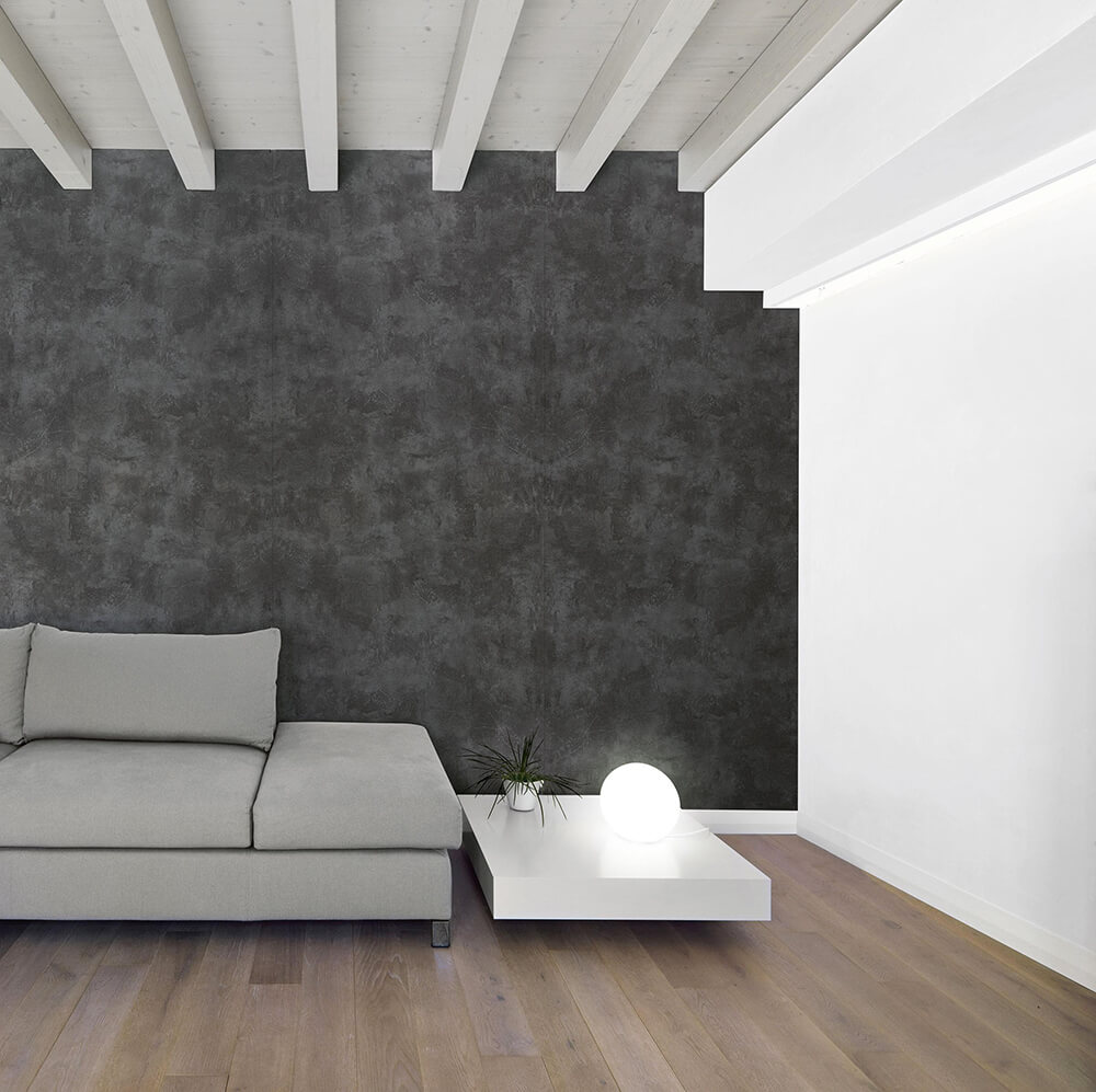 Panel decorativo WallFace aspecto concreto 19798 CEMENT Dark Antigrav negro gris Panel decorativo WallFace aspecto concreto 19798 CEMENT Dark Antigrav negro gris