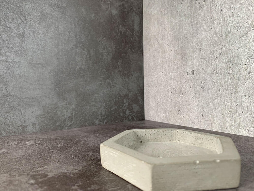 Panel decorativo WallFace aspecto concreto 19798 CEMENT Dark Antigrav negro gris Panel decorativo WallFace aspecto concreto 19798 CEMENT Dark Antigrav negro gris