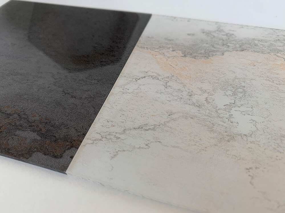 Panel de pared WallFace aspecto mármol y vidrio 20223 GENESIS Grey AR+ autoadhesivo gris marrón Panel de pared WallFace aspecto mármol y vidrio 20223 GENESIS Grey AR+ autoadhesivo gris marrón