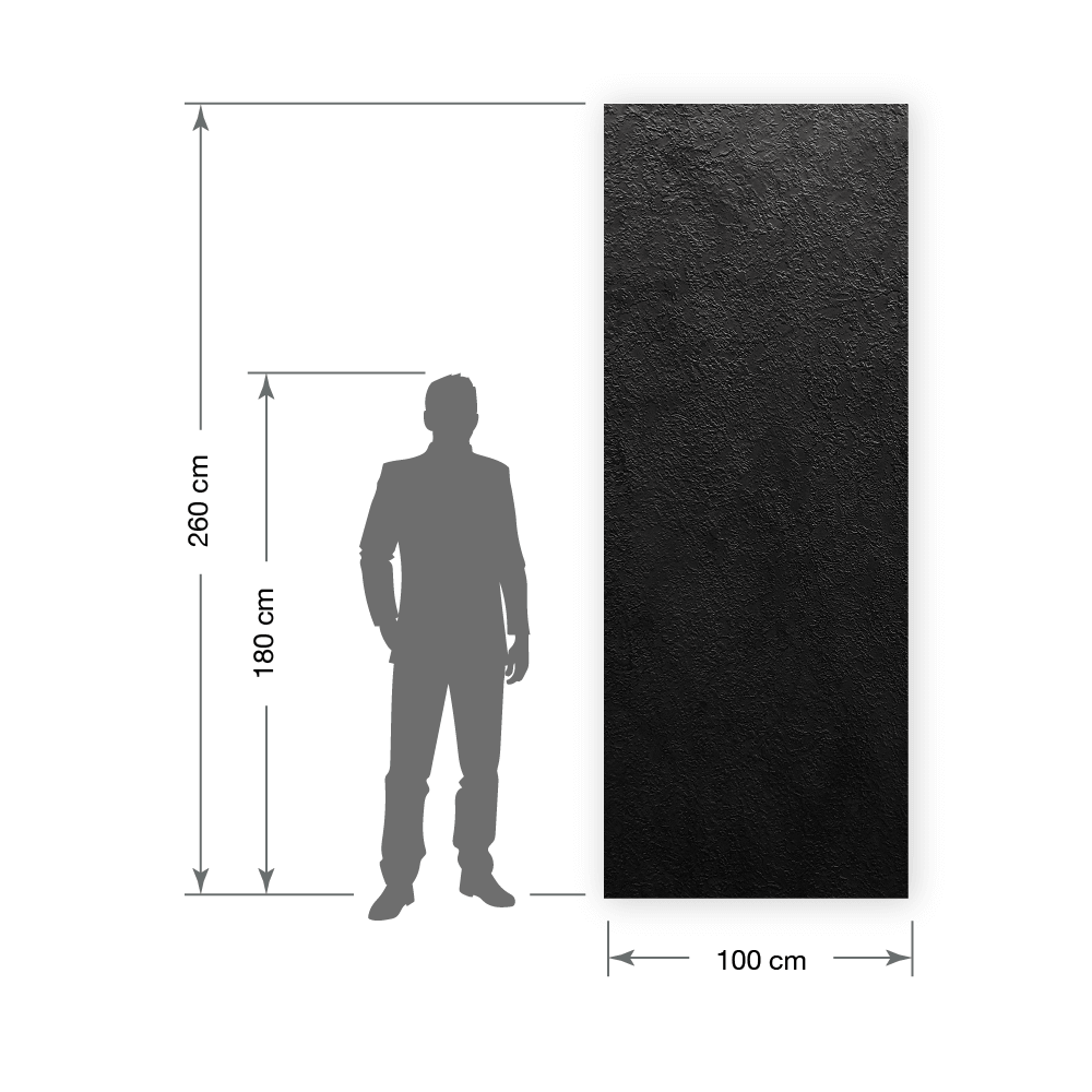 Panel de pared WallFace aspecto textil 22716 LAVA VELVET Coal autoadhesivo negro Panel de pared WallFace aspecto textil 22716 LAVA VELVET Coal autoadhesivo negro