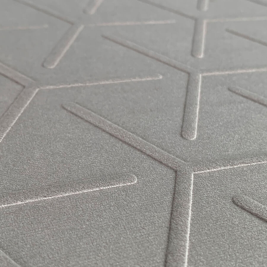 Panel decorativo WallFace 3D aspecto textil 22720 CUBE VELVET Pearl autoadhesivo gris Panel decorativo WallFace 3D aspecto textil 22720 CUBE VELVET Pearl autoadhesivo gris