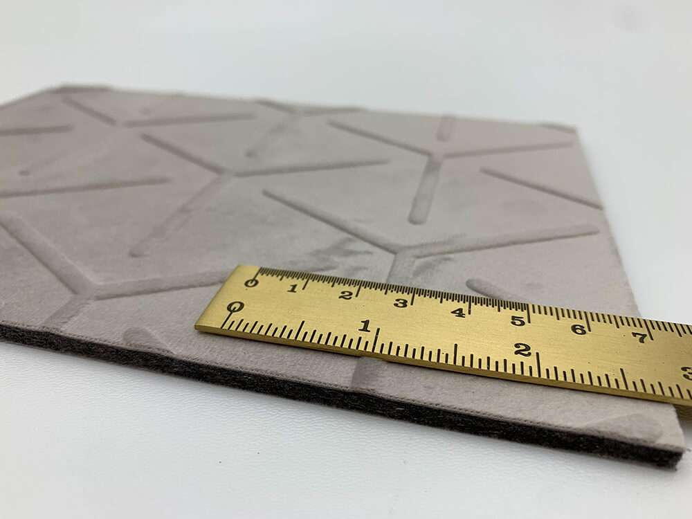 Panel decorativo WallFace 3D aspecto textil 22740 CUBE VELVET Pearl Antigrav gris Panel decorativo WallFace 3D aspecto textil 22740 CUBE VELVET Pearl Antigrav gris