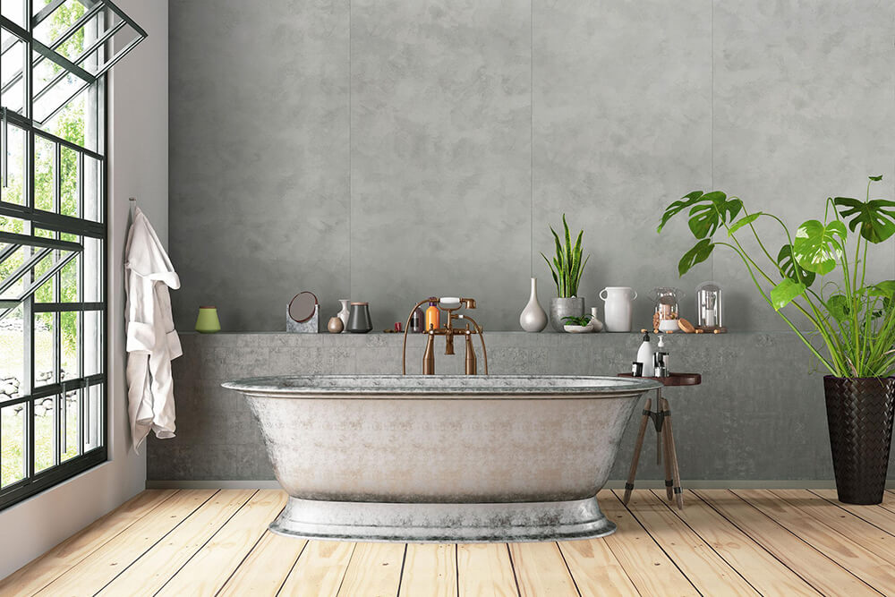 Panel decorativo WallFace aspecto concreto 22829 CONCRETE Grey AR Antigrav gris Panel decorativo WallFace aspecto concreto 22829 CONCRETE Grey AR Antigrav gris