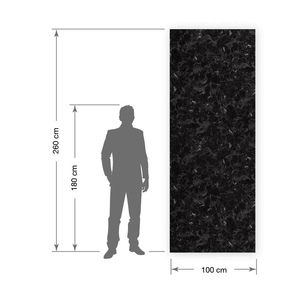Panel de pared WallFace aspecto mármol 23099 MARBLE Black supermatt autoadhesivo negro Panel de pared WallFace aspecto mármol 23099 MARBLE Black supermatt autoadhesivo negro